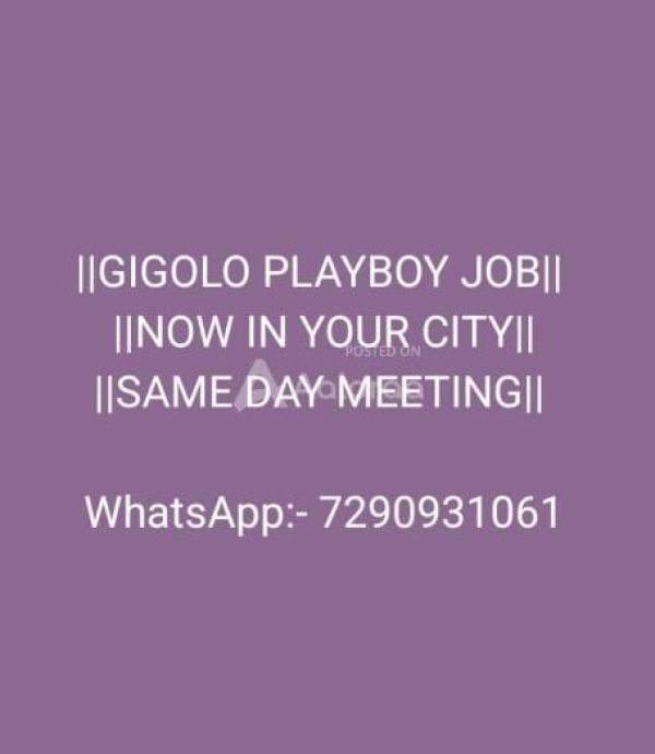 Playboy job opportunity in you city part time job here is chance to get higher salary